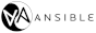 the lisp yin-yang lambda logo, but the lambdas are replaced with the ansible icon, next to the text that says "ANSIBLE"