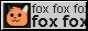 A grey button with black text saying "fox fox fox fox fox" with a neofox emoji on the left