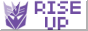 rise up, with decepticon logo
