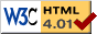 Valid HTML 4.01!