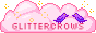 glittercrows button