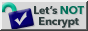 Let's Not Encrypt 88x31 button