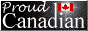 A web button with the description: Proud to be a Canadian!